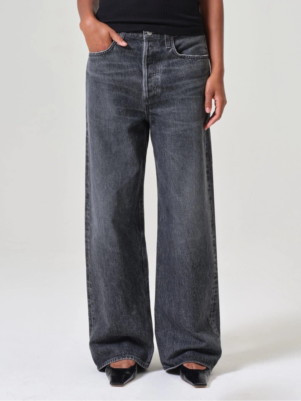 Agolde Low Slung Baggy Jeans in Ditch